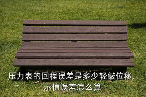 壓力表的回程誤差是多少輕敲位移, 示值誤差怎么算