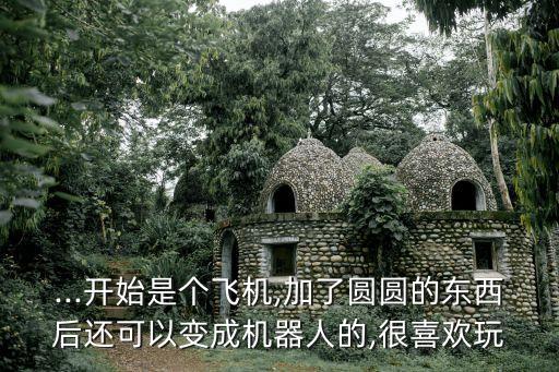 ...開始是個(gè)飛機(jī),加了圓圓的東西后還可以變成機(jī)器人的,很喜歡玩