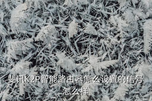 斐訊k2p，斐訊K2P智能路由器怎么設(shè)置的信號(hào)怎么樣