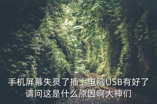 插上usb數(shù)據(jù)線手機觸屏就失靈,手機接觸不靈怎么辦?