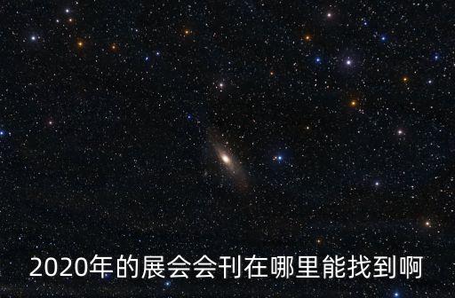 2020年的展會(huì)會(huì)刊在哪里能找到啊
