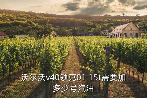 v40輕奢版，沃爾沃v40領(lǐng)克01 15t需要加多少號(hào)汽油