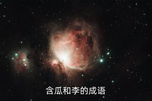 含瓜和李的成語