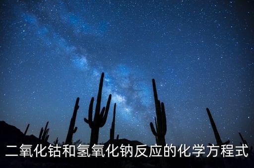 二氧化鈷和氫氧化鈉反應(yīng)的化學(xué)方程式