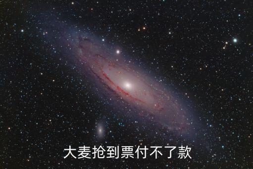 大麥搶到票付不了款