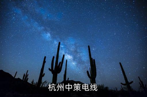 杭州中策電線