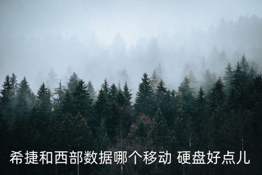 希捷和西部數(shù)據(jù)哪個移動 硬盤好點(diǎn)兒