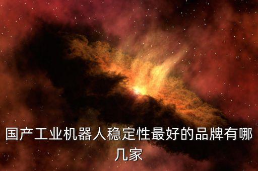 國產工業(yè)機器人穩(wěn)定性最好的品牌有哪幾家