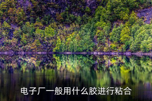 電子廠一般用什么膠進(jìn)行粘合