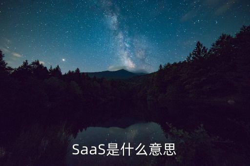 軟件即服務，云計算中的SaaSIaaSPaaS指什么