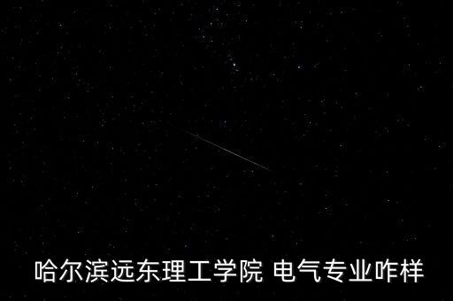  哈爾濱遠(yuǎn)東理工學(xué)院 電氣專業(yè)咋樣