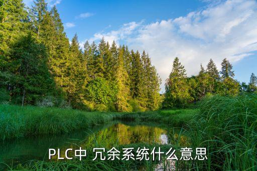 PLC中 冗余系統(tǒng)什么意思