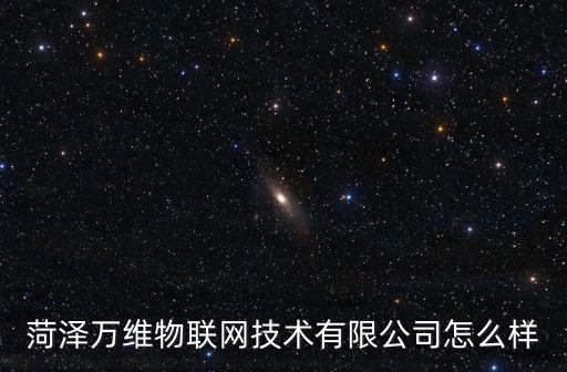 菏澤萬維物聯(lián)網(wǎng)技術(shù)有限公司怎么樣