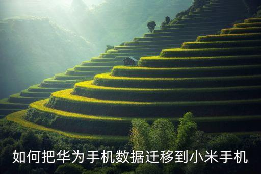 華為數(shù)據(jù)導(dǎo)入小米,華為手機(jī)換小米手機(jī)數(shù)據(jù)怎么導(dǎo)入?
