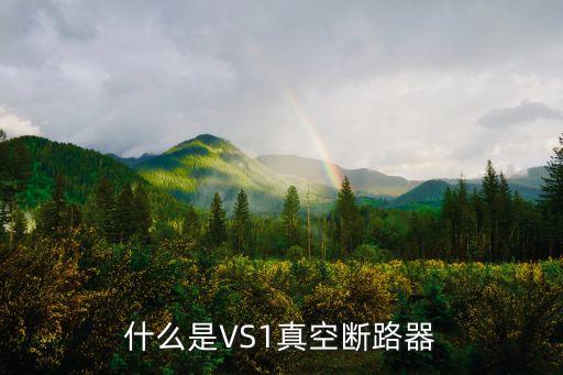 什么是VS1真空斷路器