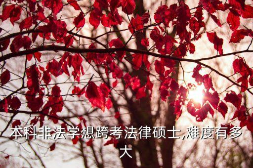 自動化專業(yè)跨考法學難嗎,法碩跨專業(yè)考研難不難?
