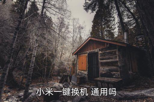 小米一鍵換機 通用嗎