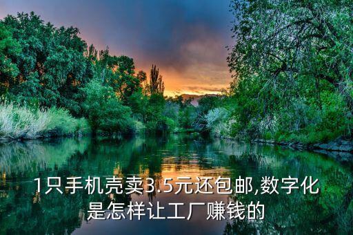 1只手機(jī)殼賣3.5元還包郵,數(shù)字化是怎樣讓工廠賺錢的
