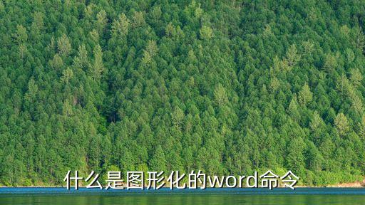 什么是圖形化的word命令