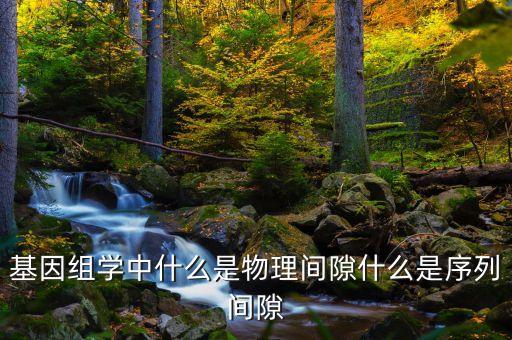 間隙，基因組學(xué)中什么是物理間隙什么是序列間隙