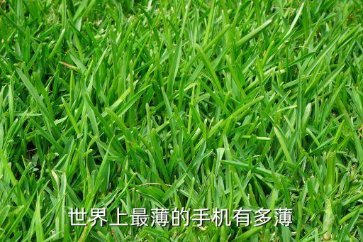 最輕的手機，現(xiàn)在世界上最薄的手機是哪一款