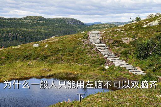 為什么一般人只能用左腦不可以雙腦齊下