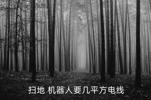  掃地 機器人要幾平方電線