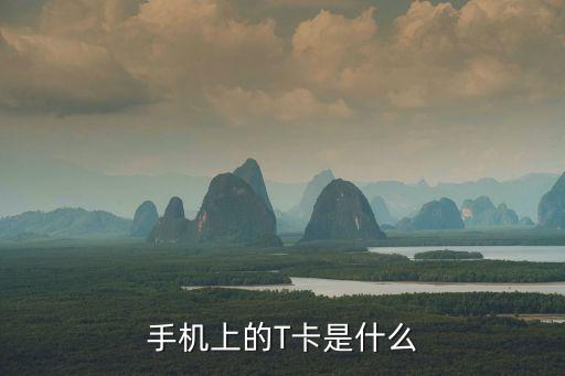 手機(jī)上的T卡是什么