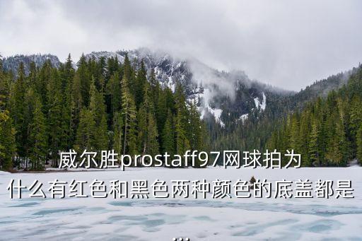 威爾勝prostaff97網(wǎng)球拍為什么有紅色和黑色兩種顏色的底蓋都是...