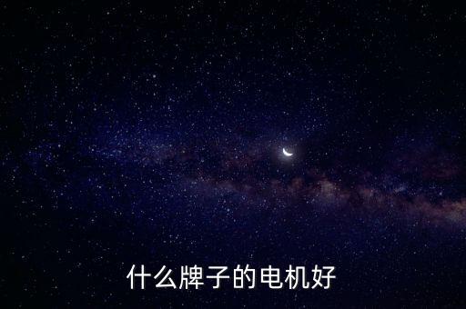 什么牌子的電機(jī)好