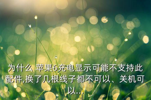 蘋果6數(shù)據(jù)線不管用了,為什么有時候蘋果面容不管用
