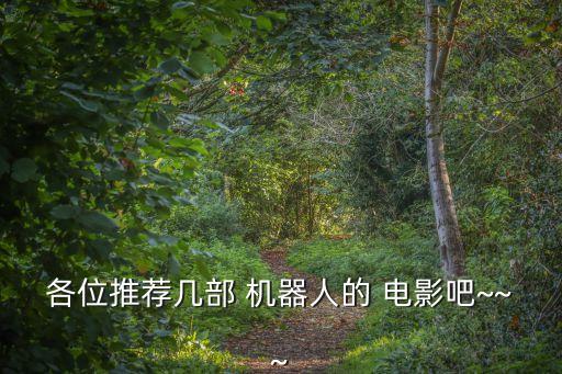 各位推薦幾部 機(jī)器人的 電影吧~~~