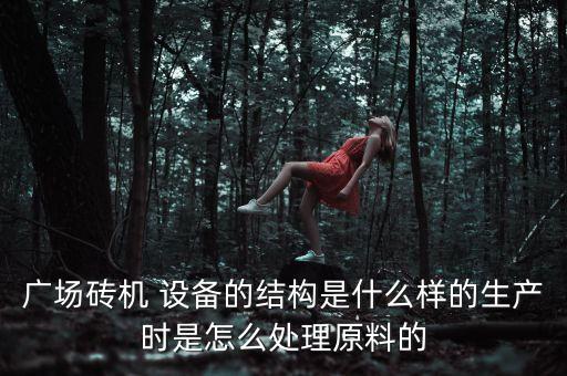廣場(chǎng)磚機(jī) 設(shè)備的結(jié)構(gòu)是什么樣的生產(chǎn)時(shí)是怎么處理原料的