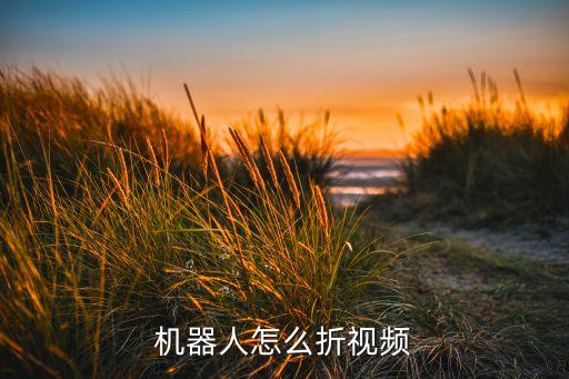 機(jī)器人怎么折視頻