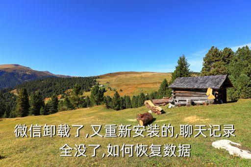 微信卸載了,又重新安裝的,聊天記錄全沒(méi)了,如何恢復(fù)數(shù)據(jù)