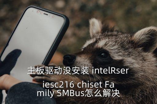 主板驅(qū)動沒安裝 intelRseriesc216 chiset Family SMBus怎么解決
