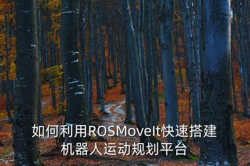 如何利用ROSMoveIt快速搭建機器人運動規(guī)劃平臺