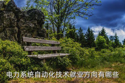 電力系統(tǒng)自動化技術(shù)就業(yè)方向有哪些