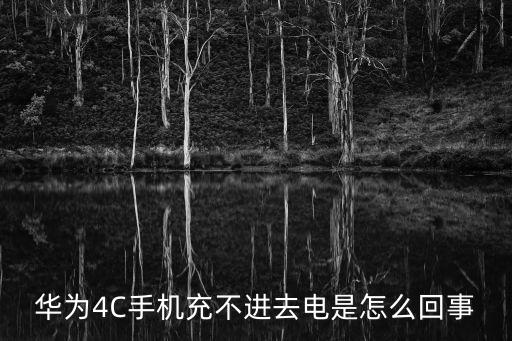 華為4C手機充不進去電是怎么回事