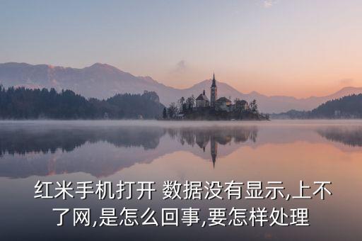  紅米手機打開 數據沒有顯示,上不了網,是怎么回事,要怎樣處理
