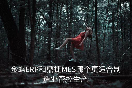 金蝶ERP和鼎捷MES哪個更適合制造業(yè)管控生產(chǎn)