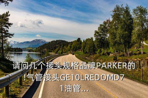 請問幾個接頭規(guī)格品牌PARKER的!氣管接頭GE10LREDOMD71油管...
