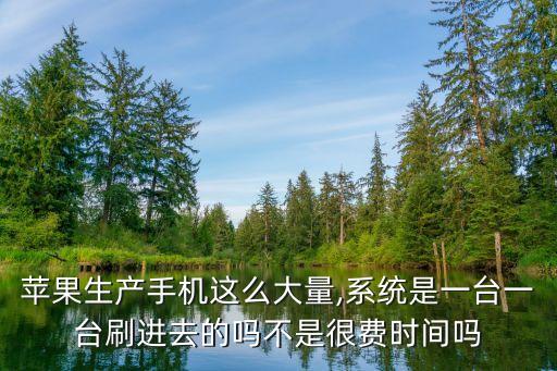 蘋果生產(chǎn)手機(jī)這么大量,系統(tǒng)是一臺(tái)一臺(tái)刷進(jìn)去的嗎不是很費(fèi)時(shí)間嗎