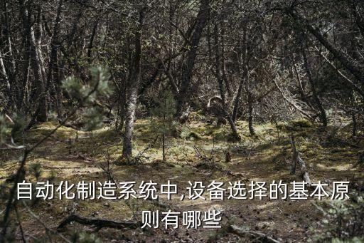 自動(dòng)化機(jī)械設(shè)備搭配,自動(dòng)化設(shè)備有哪些?