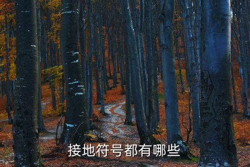 接地符號(hào)都有哪些