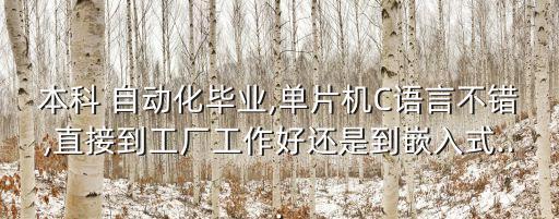 自動(dòng)化專業(yè)嵌入式軟件開發(fā),嵌入式和軟件開發(fā)哪個(gè)好