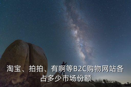 淘寶、拍拍、有啊等B2C購物網(wǎng)站各占多少市場份額