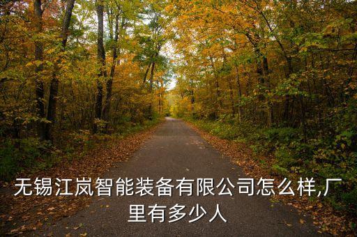 無錫江嵐智能裝備有限公司怎么樣,廠里有多少人