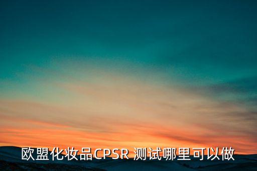 cpsr，cpsr是什么
