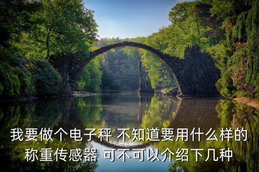 重量傳感器，什么是稱重傳感器